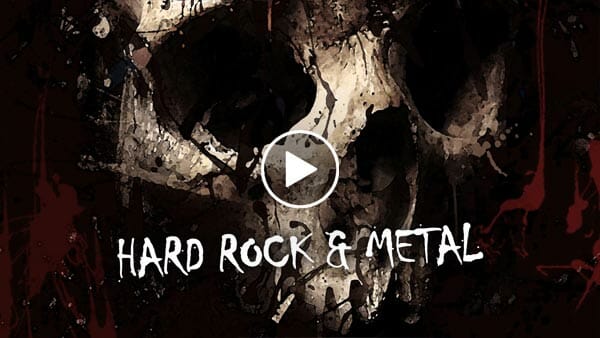 Hard rock and metal music video preview